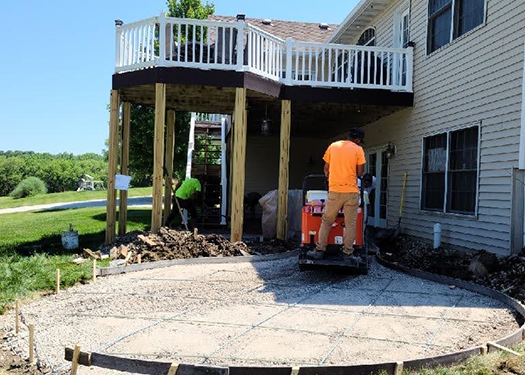 Concrete Prep - Creative Nature Landscape Design and Installation